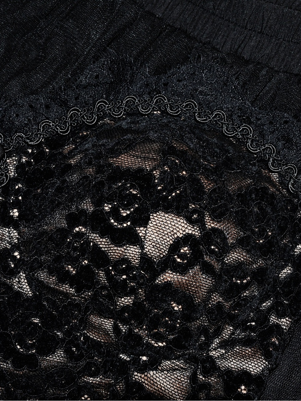 Strapless Black Lace Corset Tulle Skirt Set - Picture 10 of 11